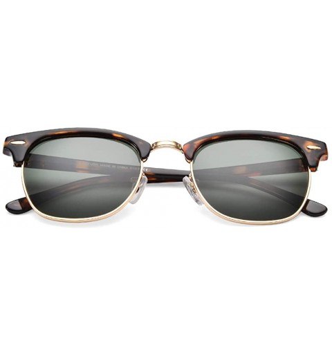 Square sunglasses for women men TR90 frame TAC and crystal glass lens sun glasses - Leopard Frame/G15 Lens Plastic - CL194R7X...