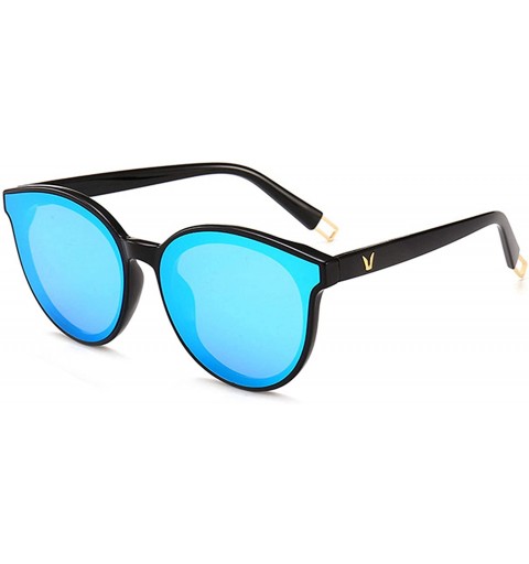 Rimless Polarized Driving Unisex Classic Men Vintage Retro UV400 Sunglasses for Women - Blue - CI18RANA53S $8.23