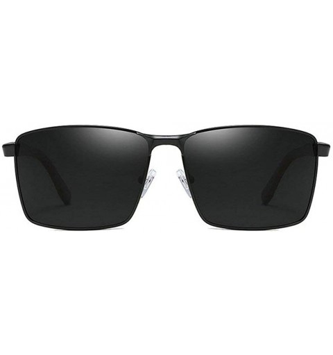 Square Fashion New TR90 Ultralight Polarized Sunglasses Square Myopia Glasses Men's 0 ~ - 6.0 Nearsighted Sun Glasses - C418Z...