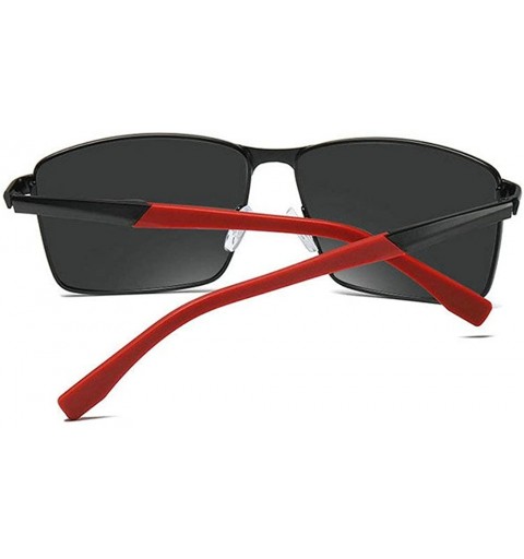 Square Fashion New TR90 Ultralight Polarized Sunglasses Square Myopia Glasses Men's 0 ~ - 6.0 Nearsighted Sun Glasses - C418Z...