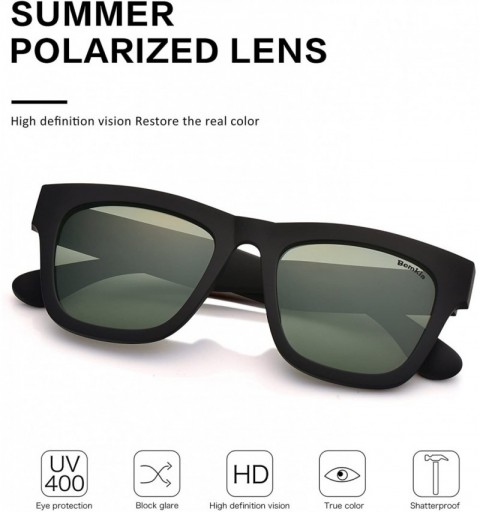 Sport Polarized Sunglasses Men Women UV400 Protection 58mm Len-Plastic Frame - Grey 27 - CY18EOWZ7Z6 $11.98