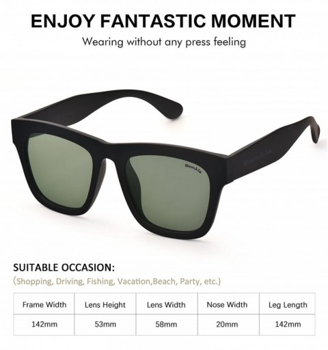 Sport Polarized Sunglasses Men Women UV400 Protection 58mm Len-Plastic Frame - Grey 27 - CY18EOWZ7Z6 $11.98