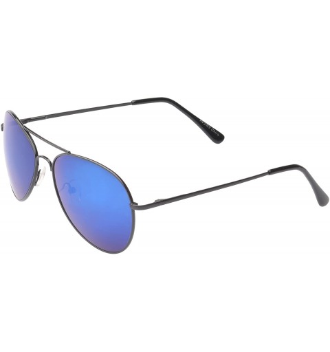 Aviator 'Berkeley' Aviator Fashion Sunglasses - Blue - C511OJZZU7R $10.71