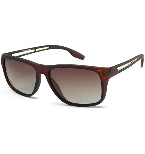 Square Casual sunglasses trend driving polarized sunglasses men retro sunglasses - Tawny C2 - CS1904X7SO3 $19.24