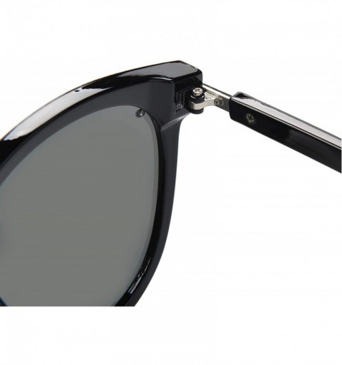Round Color·plus Polarized Sunglasses for women men adult Vintage Retro Round Mirrored Lens - C118SOQH0S7 $9.66