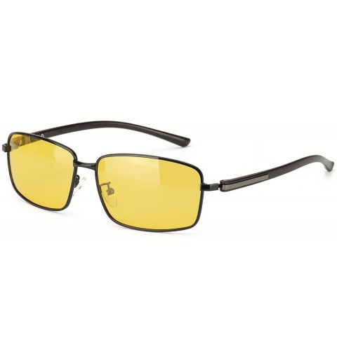 Rectangular Glasses Polarized Anti glare Protection - 2968black - CQ18X60ED37 $22.06