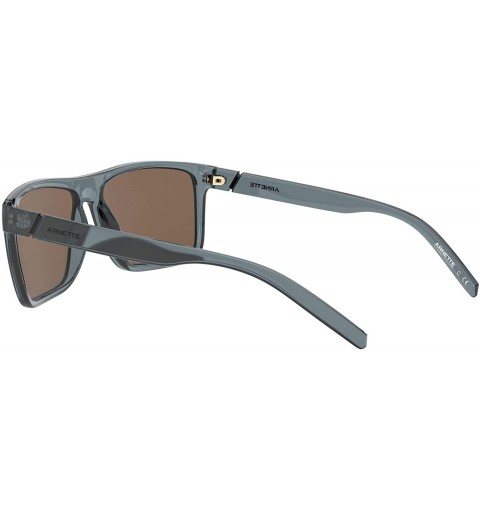 Sport Men's An4267 Goemon Rectangular Sunglasses - Grey Blue/Brown - C1196IIUCOL $61.67