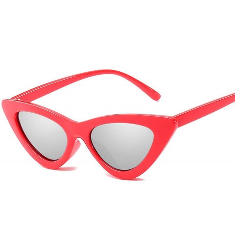 Oval Retro Cat Eye Sunglasses Women Er Vintage Sun Glasses Eyewear Oculos De Sol Feminino CJ9788 - C1 - CD198AIGI4X $25.18