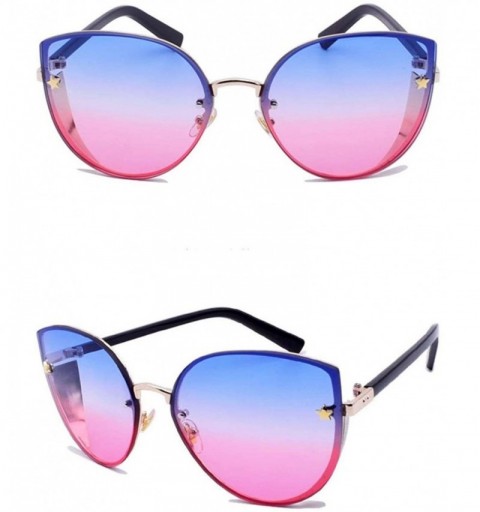 Cat Eye New Women's Sunglasses - Men's and Women's Fashion cat Eye Sunglasses - Women's UV Sunglasses - 6 - CW18SZ3LCGC $28.40