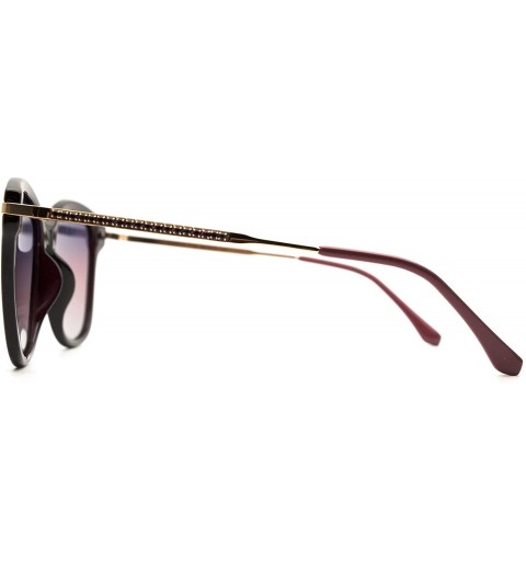 Butterfly p625 Butterfly Style Polarized - for Womens 100% UV PROTECTION - Black-black - CK192T0Z27C $27.31