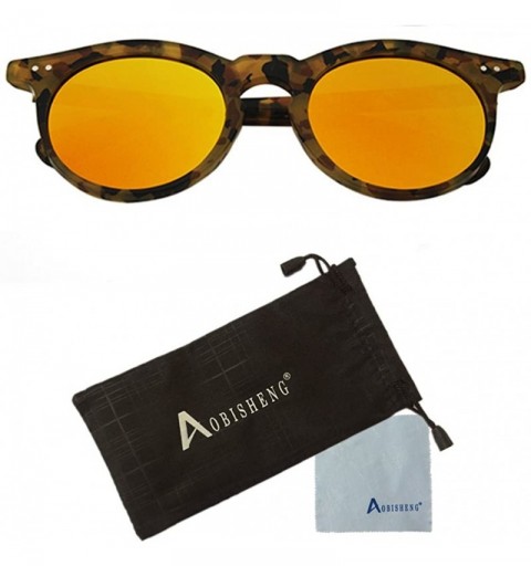 Cat Eye Polarized Cat Eye Fashion Designer Sunglasses - Leopard-orange - CH12GZARQYR $10.74