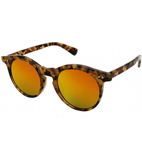 Cat Eye Polarized Cat Eye Fashion Designer Sunglasses - Leopard-orange - CH12GZARQYR $10.74