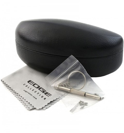 Rectangular Futuristic Sunnies Flat Full Mirrored Lens Brow Bar Pointed Tips W/Fiber Case M3155-FLREV - CQ187IY0UUT $12.05