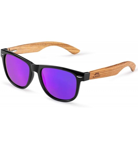 Sport Polarized Sunglasses Driving protection - Pure Purple - CW19COKQH72 $35.56
