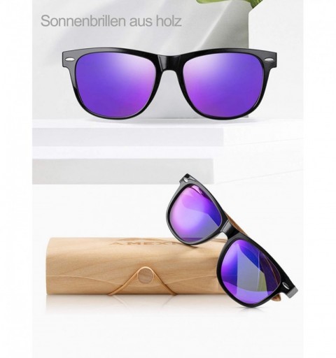 Sport Polarized Sunglasses Driving protection - Pure Purple - CW19COKQH72 $13.12