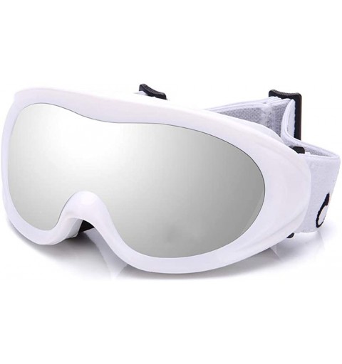 Goggle Adult Men Women Snowboarding Skiing Protective Goggles Choose From Different Colors! - Unisex White - CN11T1C3HPZ $32.73