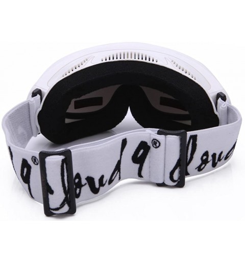 Goggle Adult Men Women Snowboarding Skiing Protective Goggles Choose From Different Colors! - Unisex White - CN11T1C3HPZ $17.04