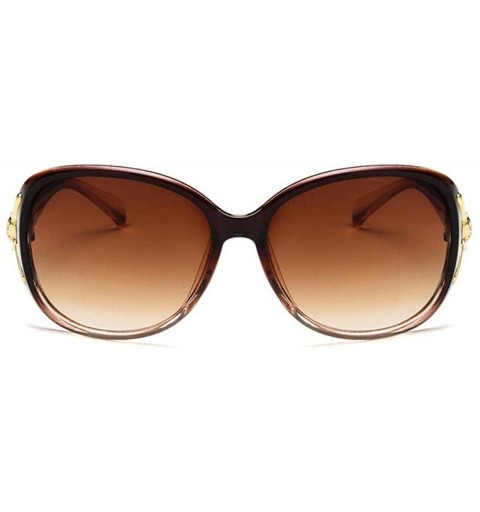 Sport Sunglasses for Men Women UV Protection Eyewear Driving Golf Fishing Sports UV400 Sunglasses - Coffee - C018W6UGQAY $16.14