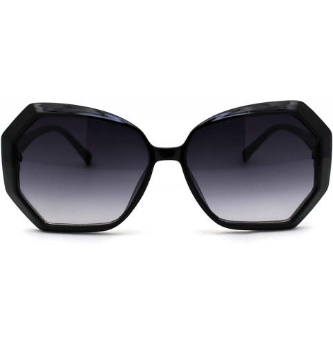 Butterfly Womens Classic 90s Chic Butterfly Plastic Sunglasses - Black Smoke - C018ZWQYD8W $11.62