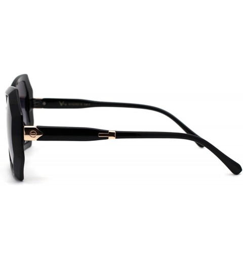 Butterfly Womens Classic 90s Chic Butterfly Plastic Sunglasses - Black Smoke - C018ZWQYD8W $11.62