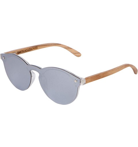 Aviator Wood Sunglasses for Men and Women - Retro One-Piece Wooden Polarized Sunglasses - Gray - CA18WRNZ7L6 $21.27