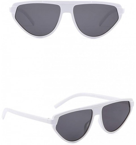 Rimless Unisex Fashion Sunglasses-Retro Eyewear Vintage Eye Radiation Protection - White - CY18Q29YUS2 $8.13