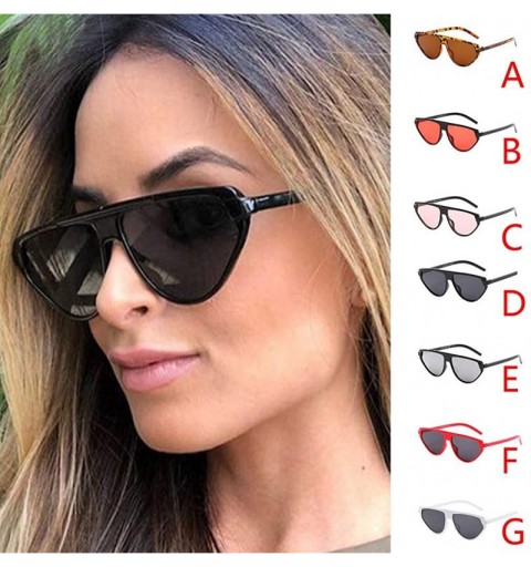 Rimless Unisex Fashion Sunglasses-Retro Eyewear Vintage Eye Radiation Protection - White - CY18Q29YUS2 $8.13