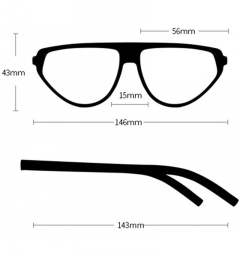 Rimless Unisex Fashion Sunglasses-Retro Eyewear Vintage Eye Radiation Protection - White - CY18Q29YUS2 $8.13