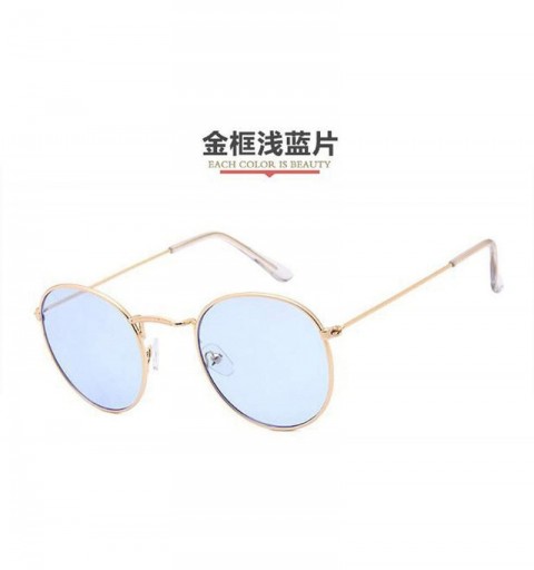 Oversized Women Classic Retro Round Sunglasses Fashion Vintage Small Sun Glasses Luxury Mirror Men Dazzle - 17 - C1198A0GA2U ...