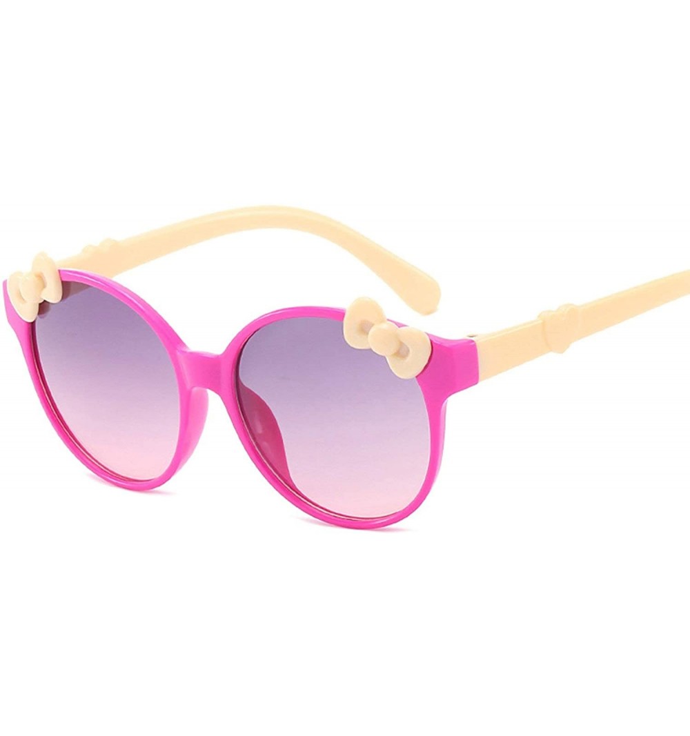 Oval Retro Classic Bow Sunglasses for Women PC Resin UV400 Sunglasses - Style-c5 - C618SZU2GWR $11.39