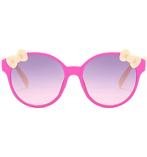 Oval Retro Classic Bow Sunglasses for Women PC Resin UV400 Sunglasses - Style-c5 - C618SZU2GWR $11.39