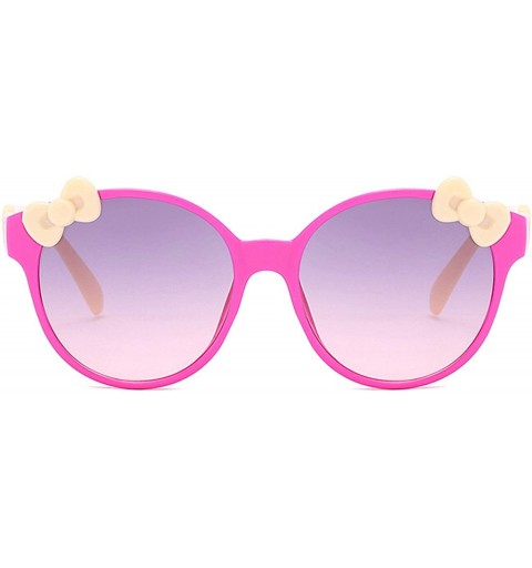 Oval Retro Classic Bow Sunglasses for Women PC Resin UV400 Sunglasses - Style-c5 - C618SZU2GWR $11.39