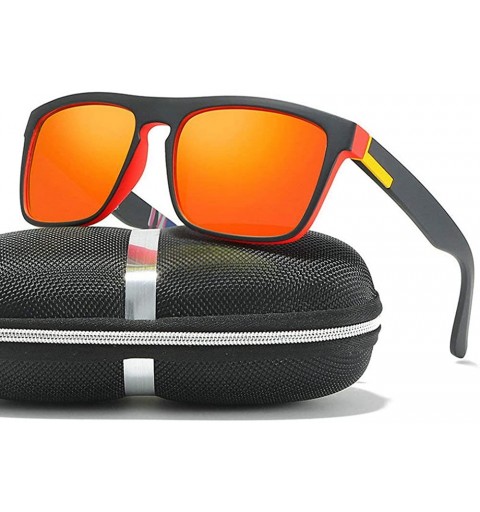 Rectangular Polarized Sunglasses Fashion Outdoor Windproof - CW1938LZIO4 $11.36
