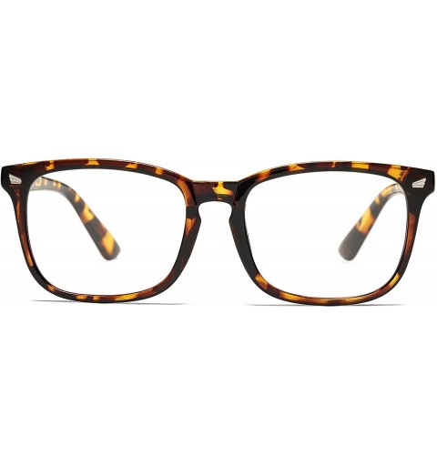 Aviator Non-prescription Glasses Frame Clear Lens Eyeglasses - Tortoise - CK18A2S5SAC $10.87
