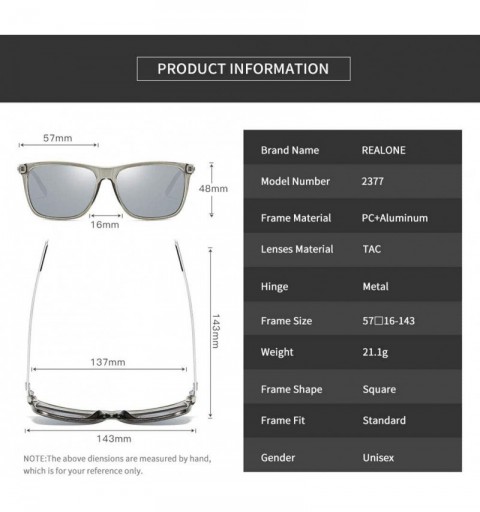 Rectangular Retro Polarized Sun- Rectangular Full-Frame Driving C4 - CR195A83OLU $40.20