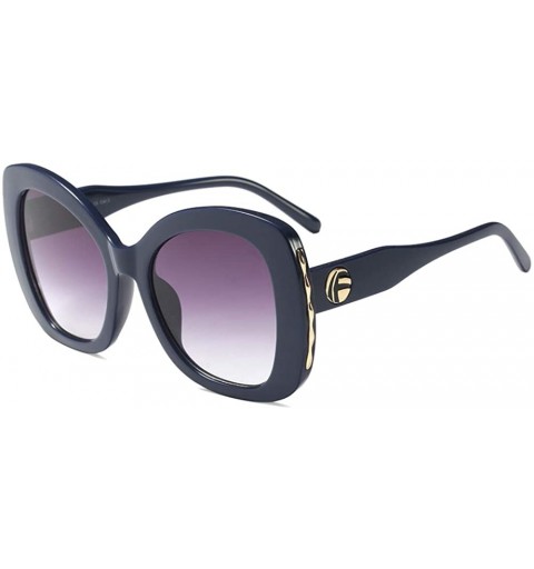 Goggle Women Cateye Sunglasses Oversized Vintage Retro Bold Fashion Designer Shades - Black - CH18E7M2OCN $16.00