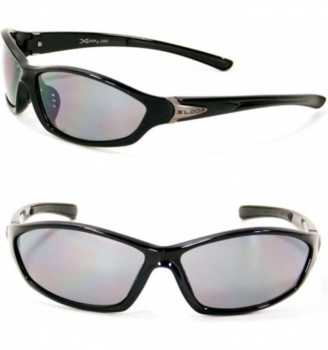 Sport All Purpose Sports Sunglasses UV400 Protection SA2832 - Black - CS11KH5ZQ4P $21.08