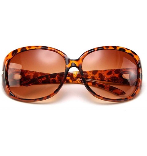 Square Unisex Fashion Square Shape UV400 Framed Sunglasses Sunglasses - Leopard - CY198CZQ97N $21.47