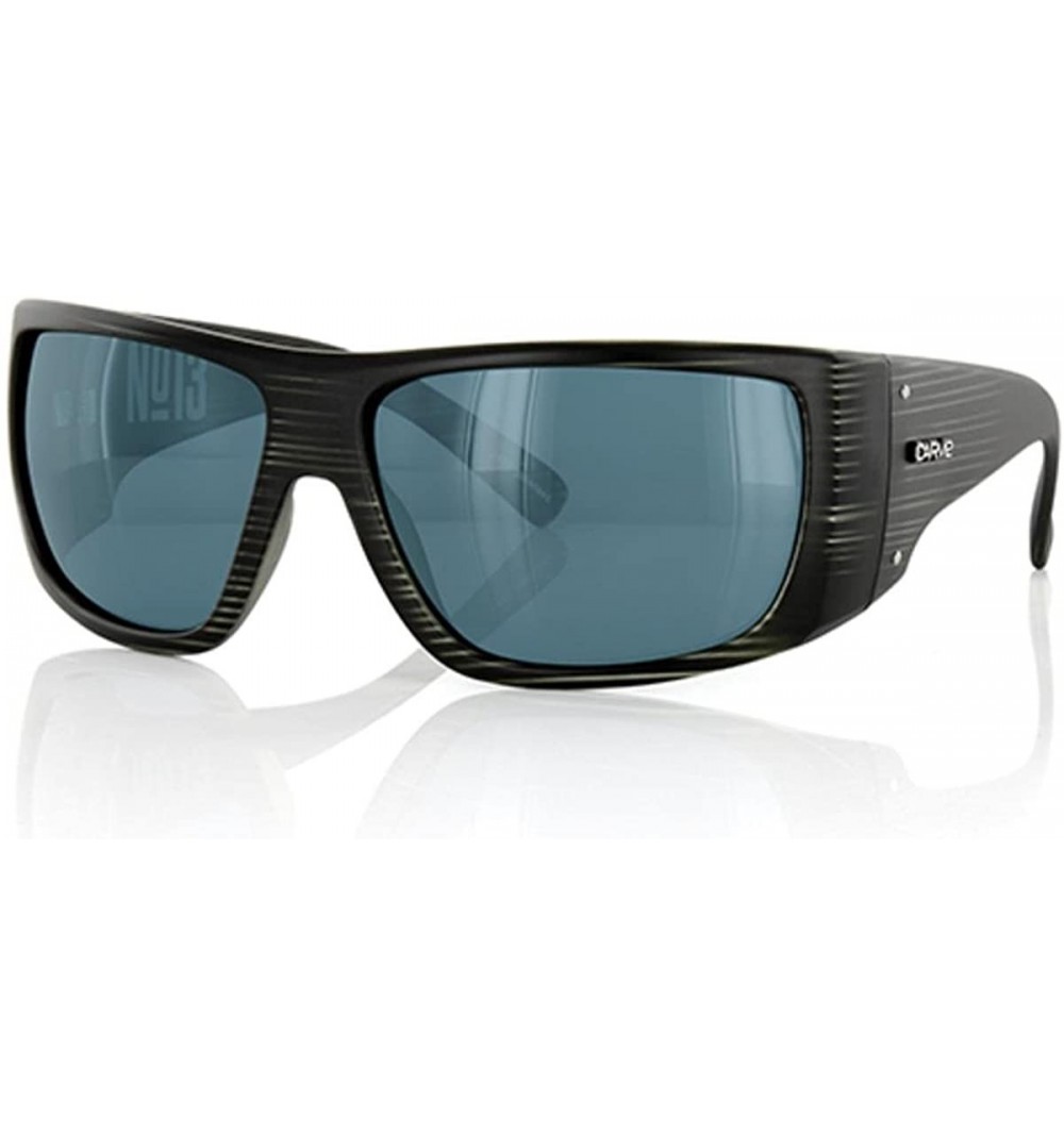 Sport NO13 Sunglasses Matt Black Stripe Polarized - CC1833K08HM $40.02