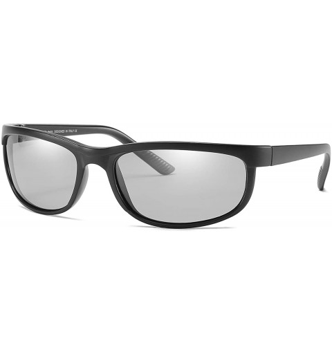 Rectangular Rectangular Polarized Sunglasses for Men Driving Sun glasses 100% UV Protection - C2190H3ON66 $17.20