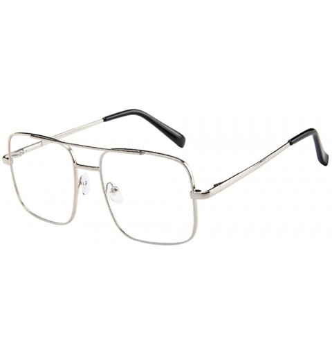 Rimless Women Men Vintage Retro Glasses Unisex Fashion Oversize Frame Sunglasses Eyewear - F - CX193XHRIMU $8.53