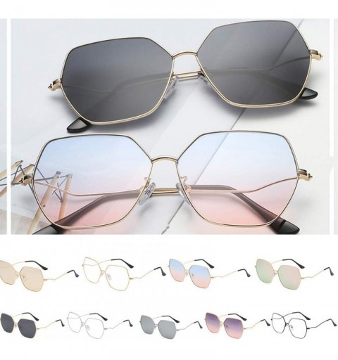 Semi-rimless Sunglasses Polarized Protection - B - CS194XMAUAA $8.16