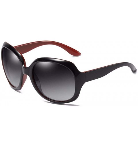 Oversized Ms. Sunglasses Polarized Sunglasses Big Frame Driving Ultraviolet Protection - G - CH18Q70SI0U $53.15
