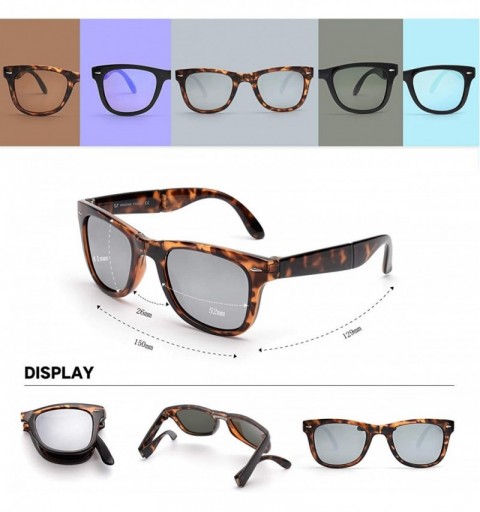 Aviator Easy Carry Polarized Mini Folding Sunglasses—Perfect for Putting in the Pocket-Car and Bag - CQ18GMX4MC8 $20.03