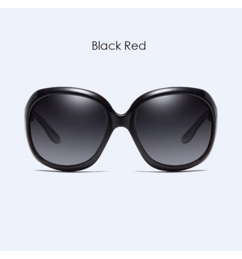 Oversized Ms. Sunglasses Polarized Sunglasses Big Frame Driving Ultraviolet Protection - G - CH18Q70SI0U $46.82