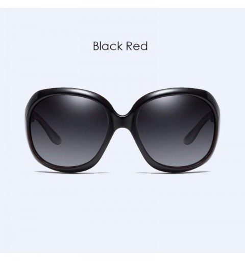 Oversized Ms. Sunglasses Polarized Sunglasses Big Frame Driving Ultraviolet Protection - G - CH18Q70SI0U $29.74