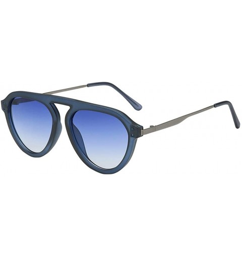 Oval Fashion Sunglasses For Women And Men- Width Sunglasses Integrated Sexy Vintage Glasses - C - C618UNLSO5G $18.57