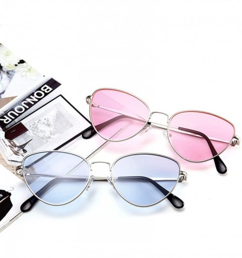 Goggle Sexy Small Vintage Cat Eye Sunglasses Women Red Black Sun Glasses Female Ladies Cateyes Sunglass 2018 Retro - CQ19855T...