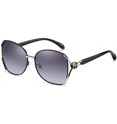 Aviator Women's polarizing sunglasses polarizing driving Sunglasses anti-ultraviolet polarizing glasses - D - CM18QRG4E9Q $40.76