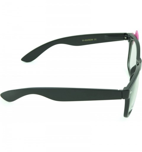 Square Women's Kitty Style Sunglasses with Whisker or Bow Accent - Black-kitty - CN12D1CQ0DV $8.07